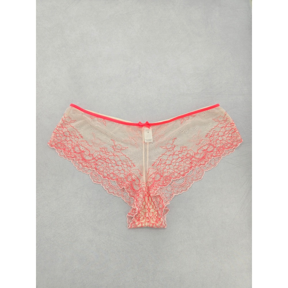 Pink Lace Vintage Dainty Whimsy Boho Goth Fairy Coquette Bridal Panties Plus 18